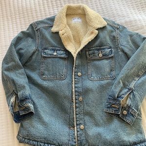 Old Navy Sherpa lined Denim Jacket
